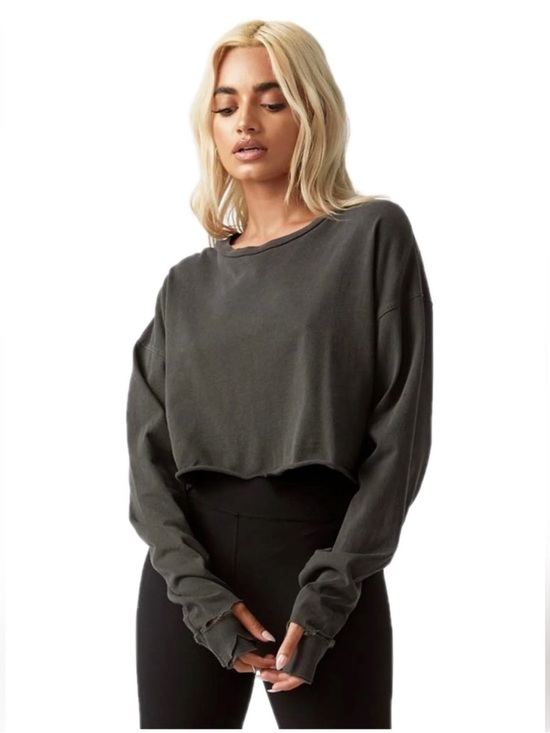Joah Brown Tops - Joah Brown Soho Long Sleeve in Washed Black